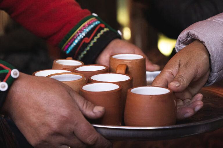 Handcrafted andean pottery